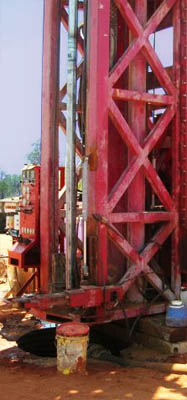 Kimberley Water's drill rig in action